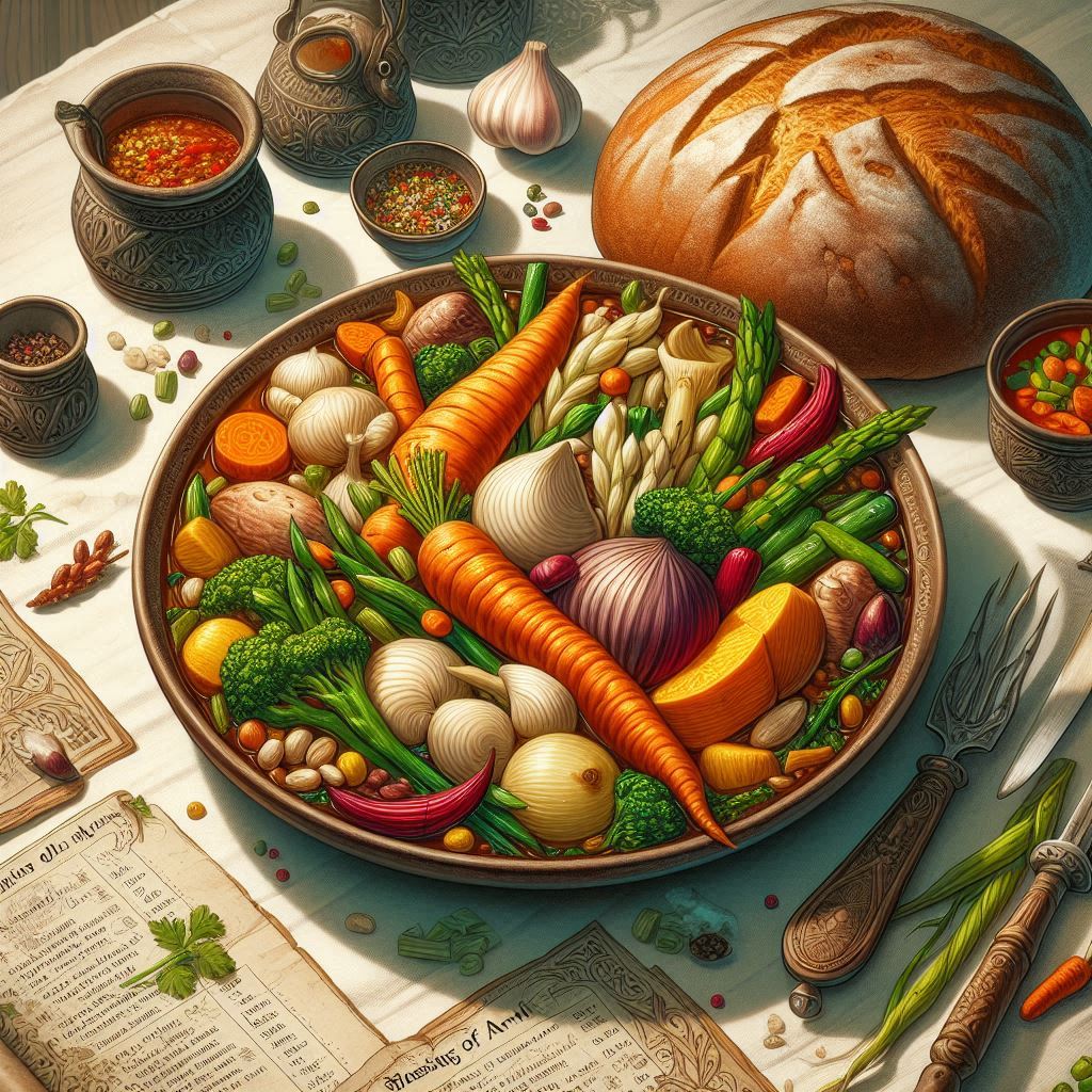 「アルノルドの恵み」－ エストレア平原の豊かな食文化とその影響